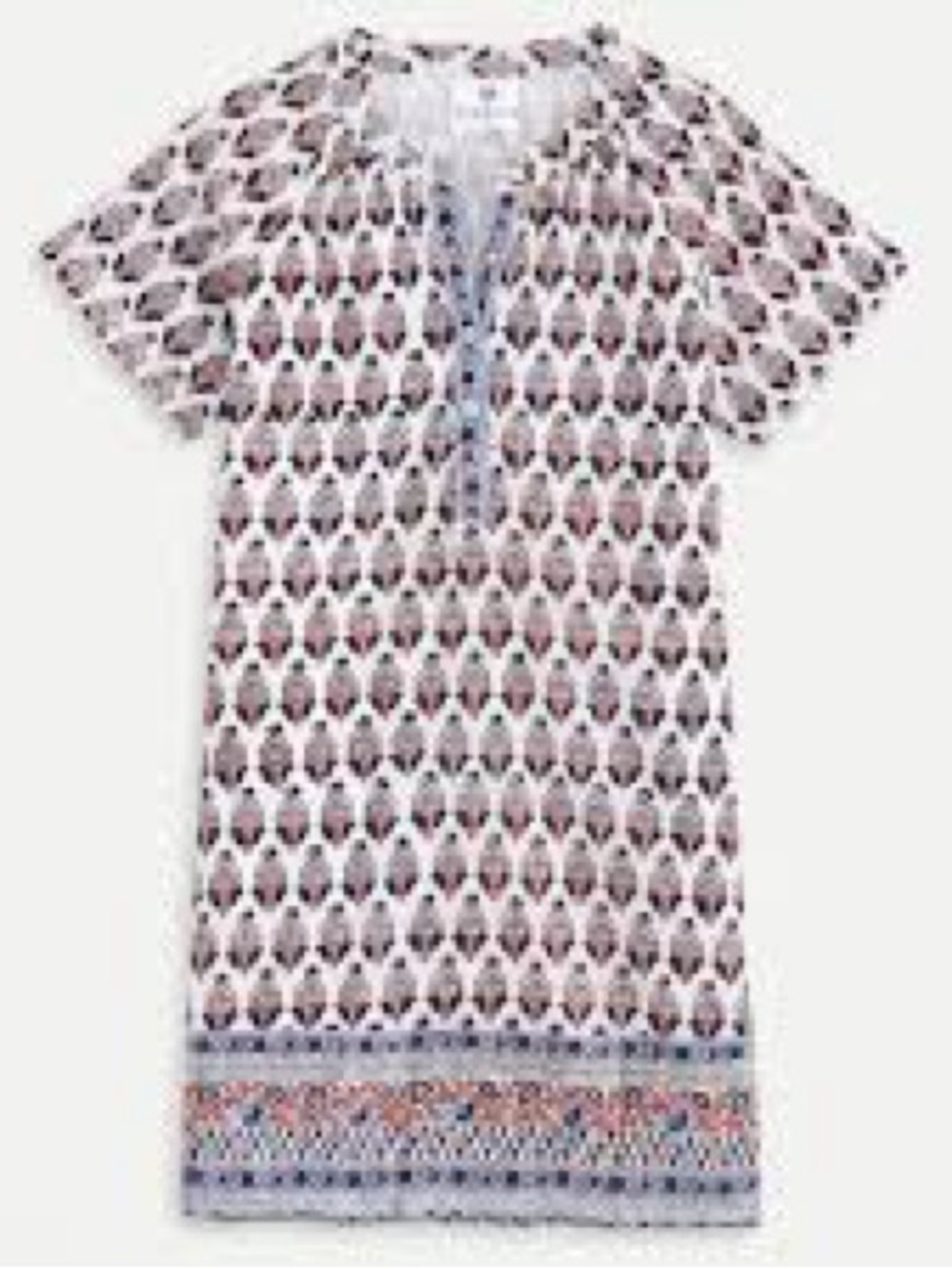 Like-New Renwick Block Print Beach Dress